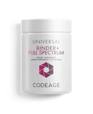 Codeage Binder +, Charcoal, Bentonite Clay, Minerals, Fulvic & Humic Acids, Molybdenum, Carbon Forms, 90 ct