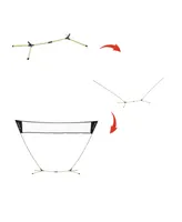 E-jet Sport Badminton Net Outdoor Game, Badminton Set, Rackets Shuttlecocks Combo No Tools Required, Portable