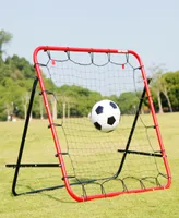 Net Playz Soccer Rebounder, Soccer Gifts, Kids Teens Football Games, Kick-back Practice Net for Skill Training, 3' x 3'