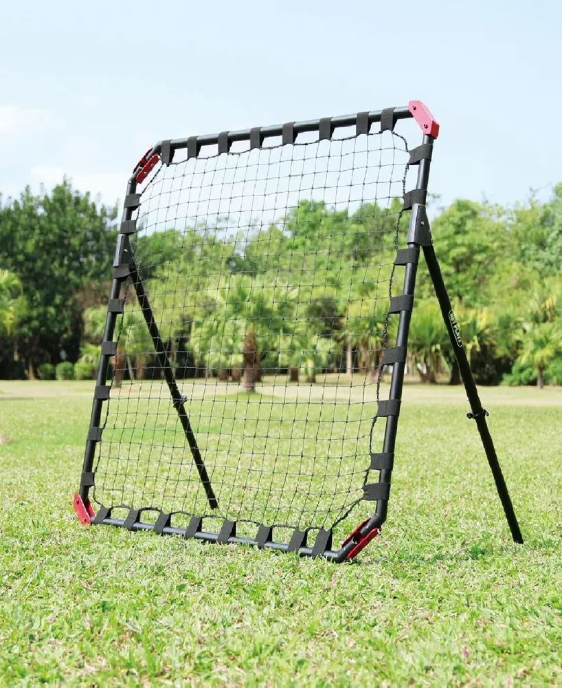 Net Playz Soccer Rebounder, Football Training Gifts, Aids Equipment for Kids Teens Portable Kick