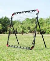 Net Playz Soccer Rebounder, Football Training Gifts, Aids Equipment for Kids Teens Portable Kick-back Rebound Net, Skills Trainer for Team Exercises S