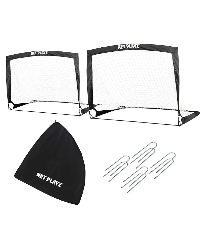 NET PLAYZ Soccer Goals - Portable Football Goals, Pop-up Net for