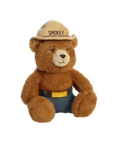 Aurora Medium Smokey Bear Smokey Bear Iconic Plush Toy Brown 10"