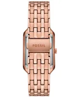 Fossil Women's Raquel Three-Hand Date Rose Gold-Tone Stainless Steel Watch 26mm