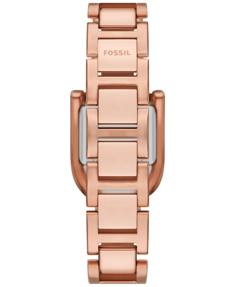 Fossil Women's Harwell Three-Hand Rose Gold-Tone Stainless Steel Watch 28mm
