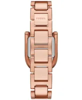 Fossil Women's Harwell Three-Hand Rose Gold-Tone Stainless Steel Watch 28mm