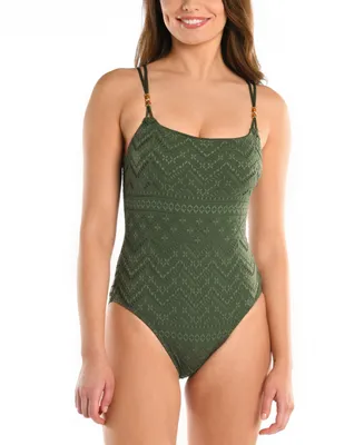 La Blanca Women's Saltwater Sands Tank One-Piece Swimsuit