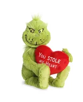 Aurora Large Stole My Heart Grinch Dr. Seuss Whimsical Plush Toy Green 15"