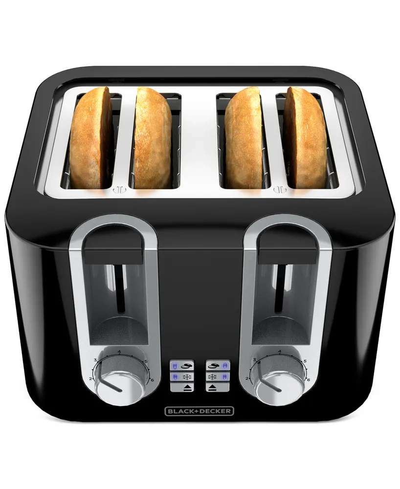 Black & Decker 4-Slice Wide-Slot High-Lift Toaster