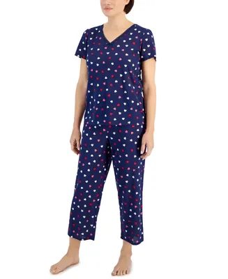 Charter Club The Everyday Cotton Plus Size Capri Pajamas Set