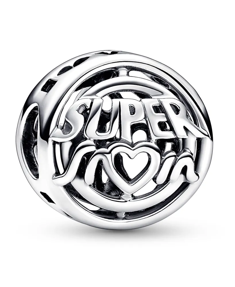 Pandora Sterling Silver Mom Hero Openwork Charm