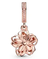 Pandora Cubic Zirconia Cherry Blossom Dangle Charm