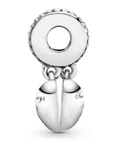 Pandora Cubic Zirconia Mother Daughter Hearts Dangle Charm