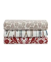 Eddie Bauer Arcadia Cotton Flannel Piece Sheet Set