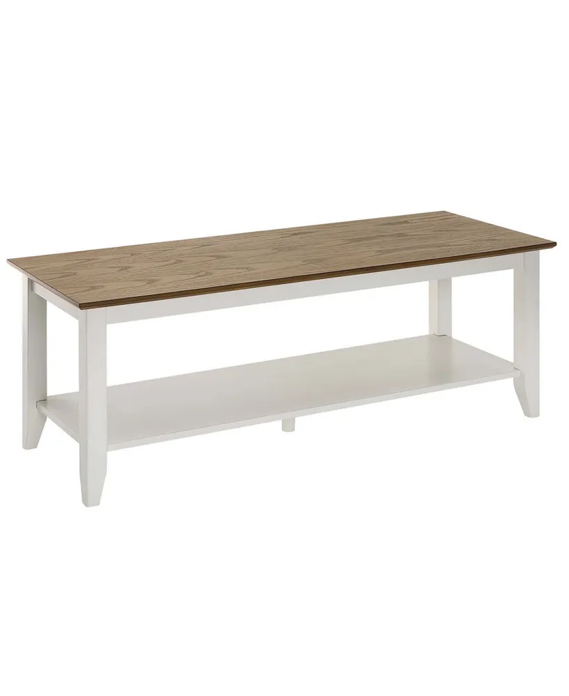 Convenience Concepts 48" Medium-Density Fiberboard American Heritage Coffee Table