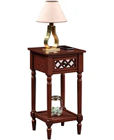 Convenience Concepts 14" Medium-Density Fiberboard Khloe Deluxe 1 Drawer Accent Table