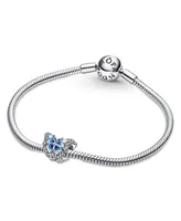 Pandora Cubic Zirconia Blue Butterfly Sparkling Charm