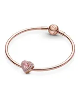 Pandora Mixed Stone Sparkling Levelled Heart Charm