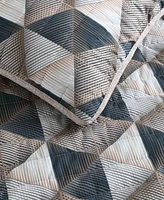 Kenneth Cole New York Gridwork Reversible 3 Piece Quilt Set