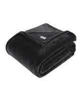 Kenneth Cole Reaction Solid Ultra Soft Plush Fleece Blanket