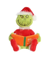 Aurora Large Storytime Grinch Dr. Seuss Whimsical Plush Toy Green 16"