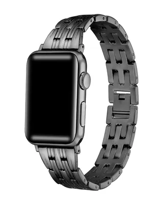 Posh Tech Men's Charlotte Stainless Steel Band for Apple Watch Size- 38mm, 40mm, 41mm