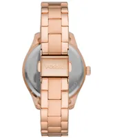 Fossil Women's Rye Multifunction Rose Gold-Tone Stainless Steel Watch, 36mm