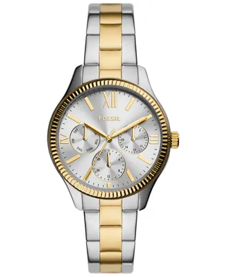 Fossil Women's Rye Multifunction Two-Tone Stainless Steel Watch, 36mm