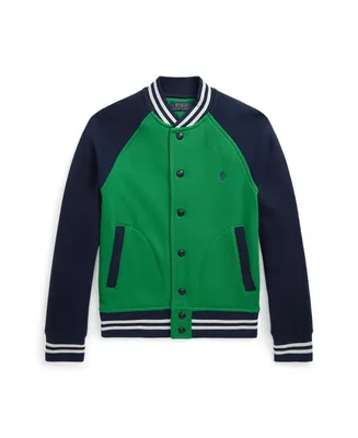 Polo Ralph Lauren Big Boys Color-Blocked Fleece Baseball Jacket