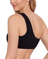 Salt + Cove Juniors' One-Shoulder Side-Cinch Bikini Top, Created for Macy's