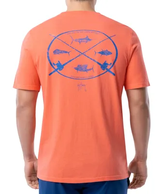 Guy Harvey Men's Art Of Big Game Fishing Logo Graphic T-Shirt