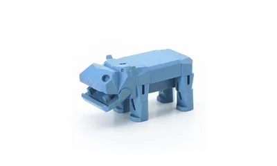 Hippo Morphits Wooden Toy