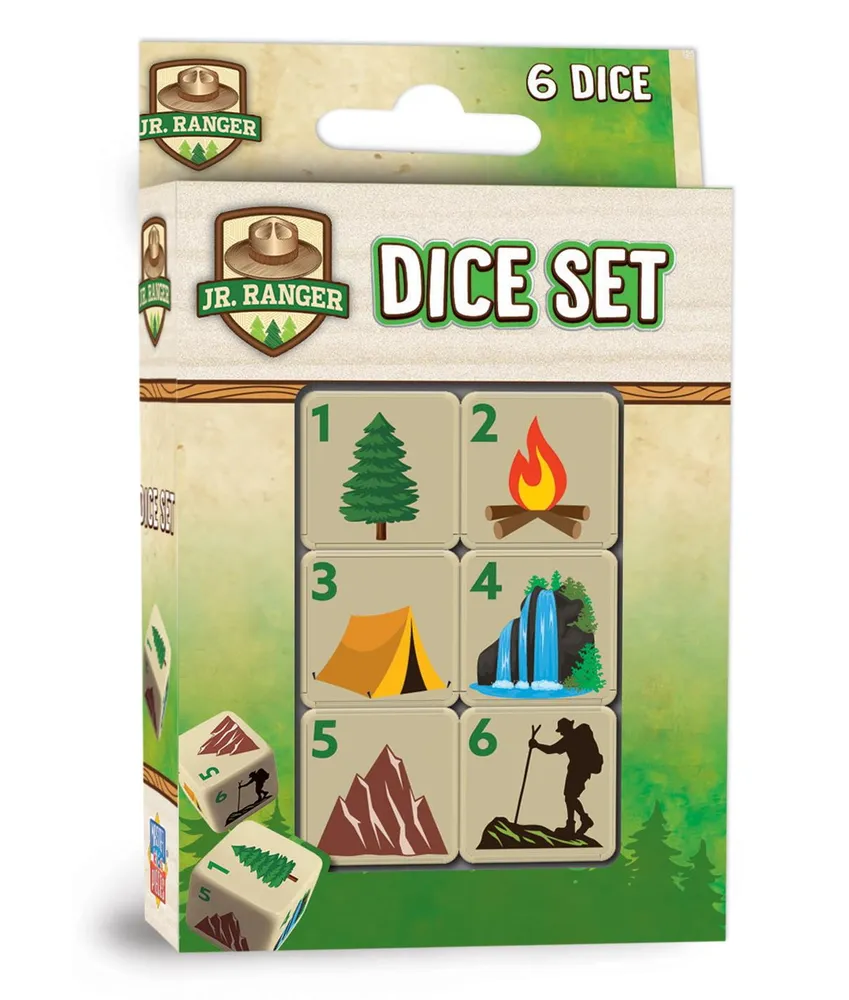 Masterpieces Jr. Ranger 6 Piece D6 Gaming Dice Set for kids