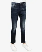 Big Boy's Dark Blue Washed Jeans - Child