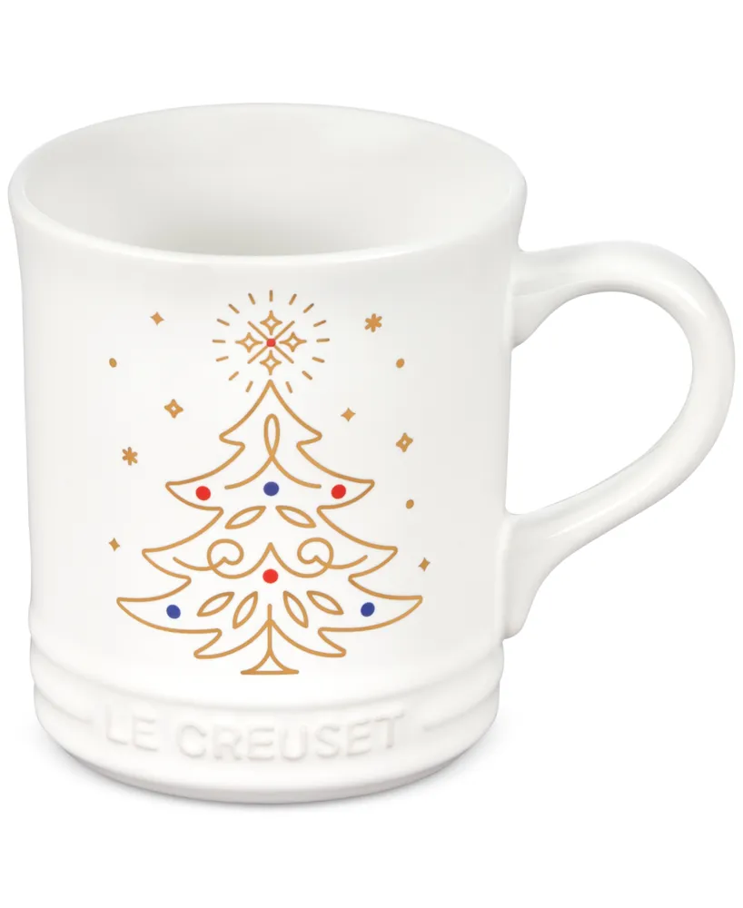 Le Creuset Noel Collection Snowman Mug, White