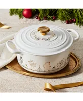 Le Creuset Enameled Cast Iron 12 days of Christmas Signature Round Dutch Oven, 3.5 qt.