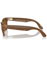 Ray-Ban Meta Wayfarer Unisex Polarized Ai Sunglasses, RW4006