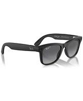 Ray-Ban Meta Wayfarer Unisex Polarized Gradient Ai Sunglasses, RW4006