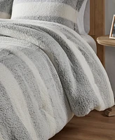 Madison Park Hollis Sherpa -Piece Comforter Set