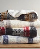 Woolrich Bloomington Faux Mohair to Sherpa Throw, 50" x 60"