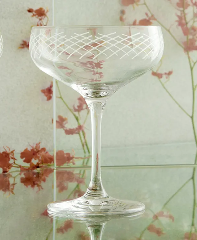 Holmegaard Cabernet Champagne Glass, Clear, 9.8 oz, 6 PCS.