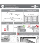 Double Door Garland Hanger, 52-82"