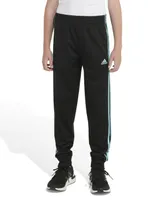 adidas Big Boys Elastic Waistband Classic 3-Stripe Tricot Joggers