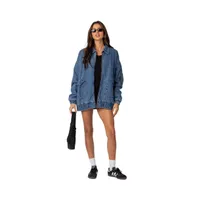 Women's Sophie oversized washed denim coat