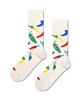 Happy Socks Men's X New York Times Cooking Hothead and Fun Guy Socks Gift, Pack of 2