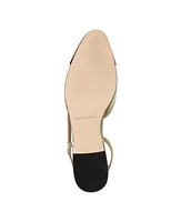 Marc Fisher Women's Dela Closed Toe Slingbacks Dress Flats - Gold