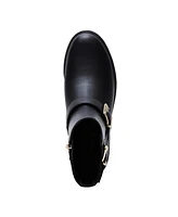 Anne Klein Women's Finna Lug Sole Moto Booties