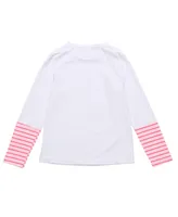 Toddler, Child Girls Palm Island Sustainable Ls Rash Top