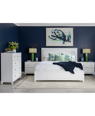 Summerland 3pc Bedroom Set (California King Upholstered Bed, Chest, Nightstand)