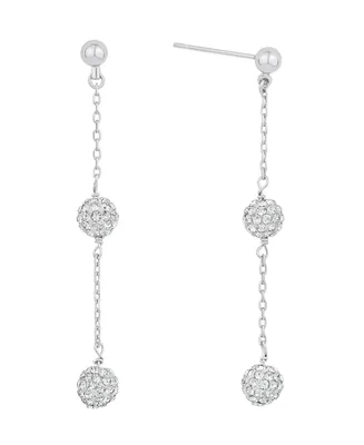 And Now This Crystal Ball Drop Earring